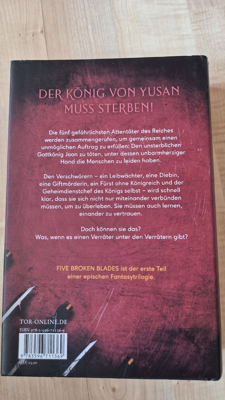 Bücher: Fantasy Buch: Five Broken Blades - Bücherbüchse – Neu (gemäss Beschreibung) aus Bargen BE von Hahela13 2