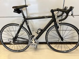 Rennrad Roy Hinnen handmade Easton 7020 Al 56cm Shimano Ulte