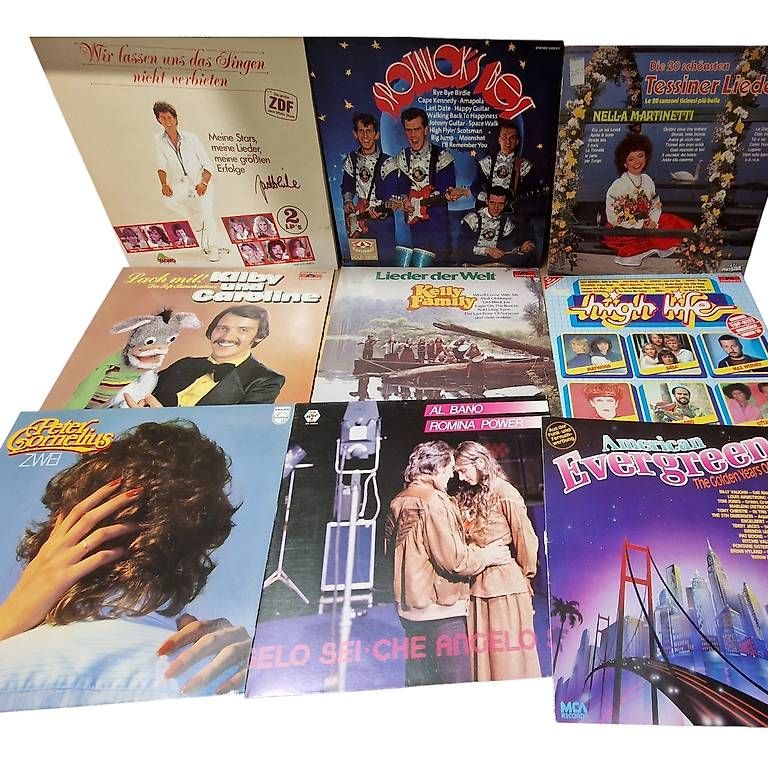 Dischi in vinile: 2.?Vinyl-Schallplatten: Grosse Sammlung Pop, Schlager.. – Usato da Binningen venduto da lunge20 2