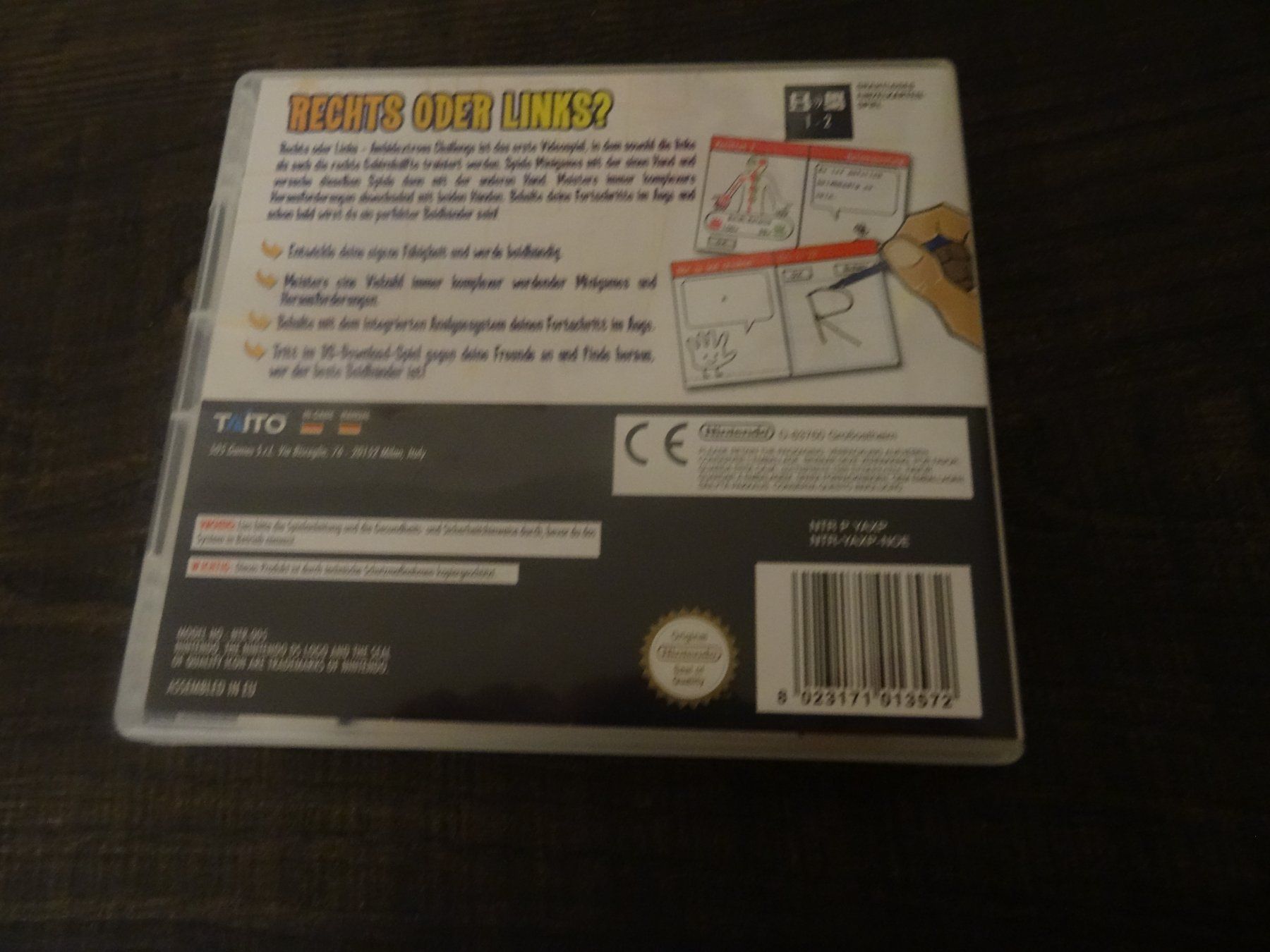 Nintendo Giochi: Rechts oder Links - Ambidextrous Challenge DS – Usato da Olten venduto da Disc-Ausverkauf 2