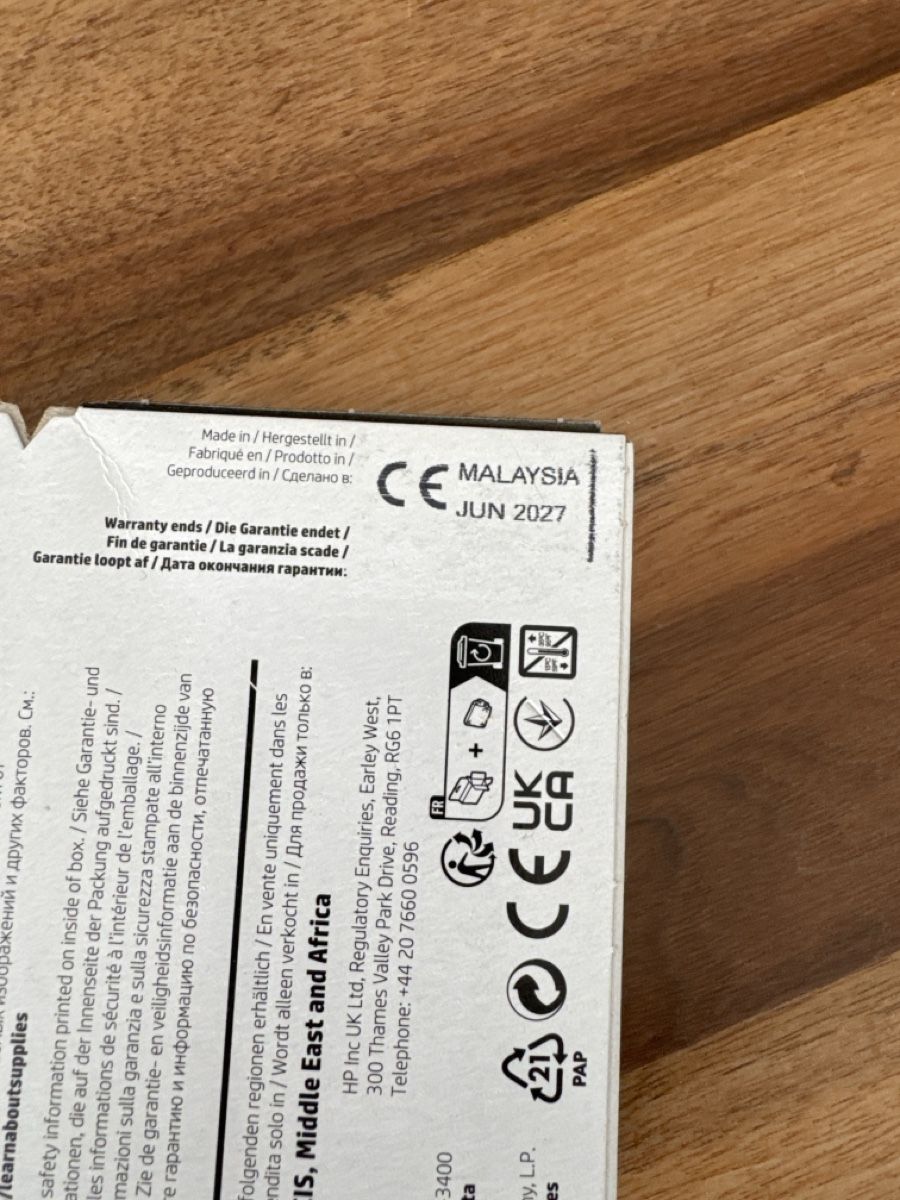 Hewlett Packard Cartucce per stampanti & toner: HP Tinte 912xl Cyan – Nuovo e nell'imballaggio originale da Gisikon venduto da Andy251 1