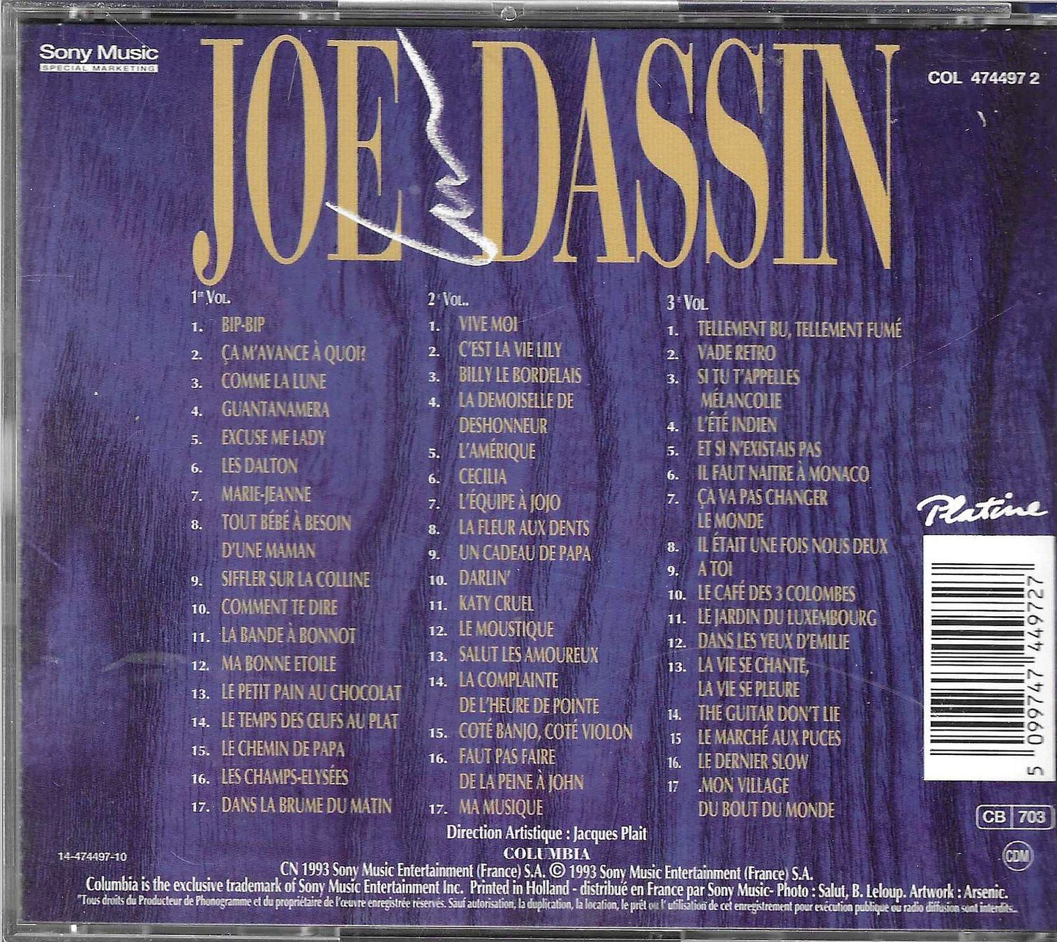 CD: Joe Dassin Box With 3 CD's - Best Of – Usato da Savagnier venduto da Ne2065 1
