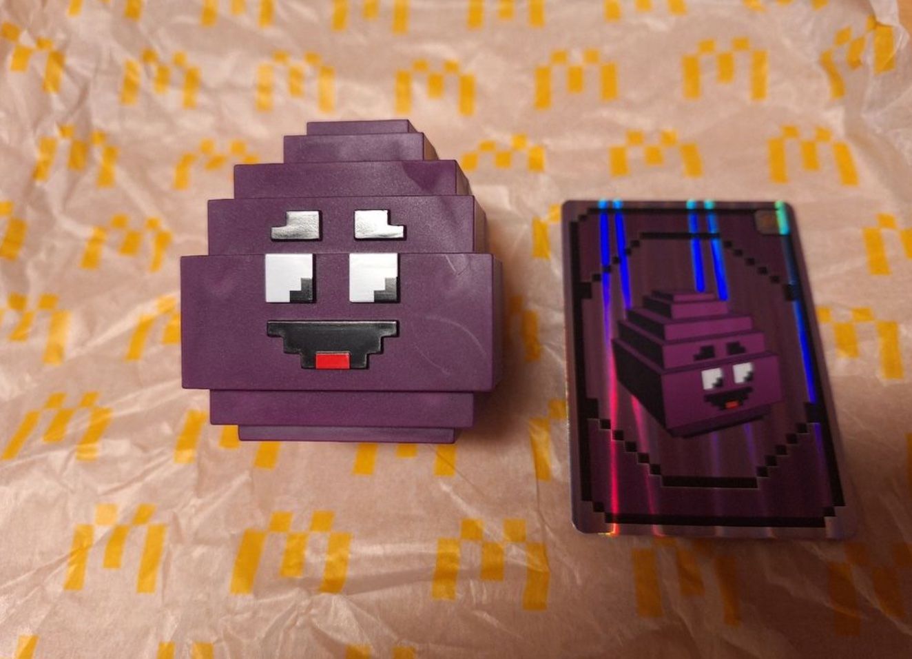 Giochi: Minecraft Grimace Egg macdonalds – Nuovo (secondo la descrizione) da Nyon venduto da aar_g6pl