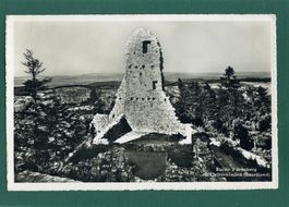Ruine Farnsburg bei Gelterkinden, 1956, gelaufen
