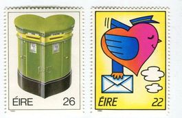 Briefmarken "Valentinstag". Irland.