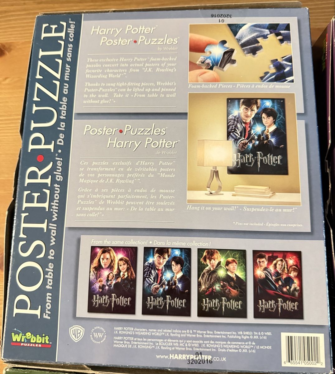 Puzzle: Harry Potter Puzzle 500 Teile - 4er Set – Usato da Luzern venduto da Mytigger 1