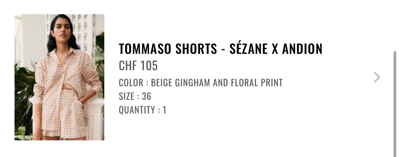 Sezane Pantalons: Sézane x Andion Shorts Gr. 36 oder das Set | NEU – Neuf (Voir description) à Zollikofen par liindaaa 4