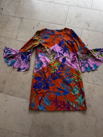 Marc Cain Kleid, Gr. 38, Sommerkleid mit Trompetenärmeln