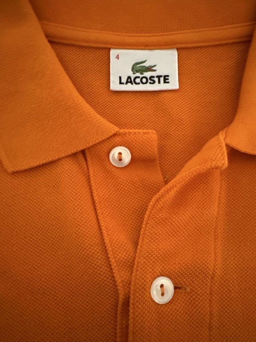Lacoste Magliette Polo: Polo Lacoste orange taille 4 comme neuf – Nuovo (secondo la descrizione) da Genève venduto da Davidspiky17 3