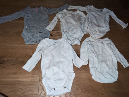 Langarm Wickelbodys 5er Set Grösse 62 guter Zustand
