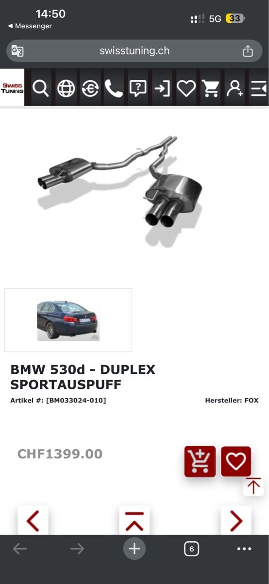BMW Sistemi di scarico: BMW F10 auspuff – Nuovo e nell'imballaggio originale da Wohlen AG venduto da ast_99vt 4