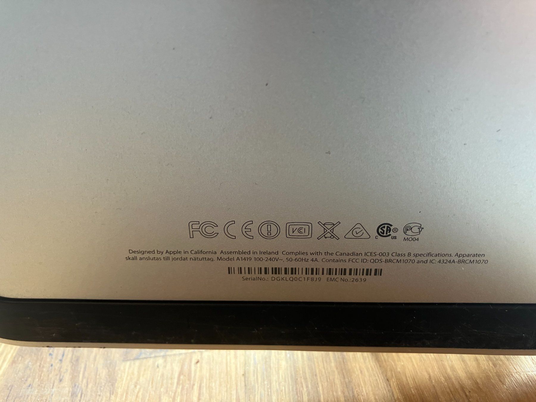 Apple PC: iMac (27 Zoll, Late 2013) – Usato da Luzern venduto da severin_sch 3