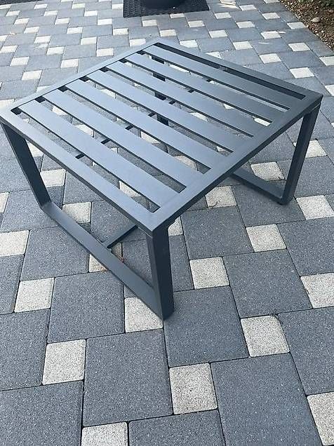 Gonser Tische: Table carrée de jardin basse – Gebraucht aus Bienne von lolbag 1