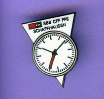 SBB Bahnhofs-Uhr  SCHAFFHAUSEN