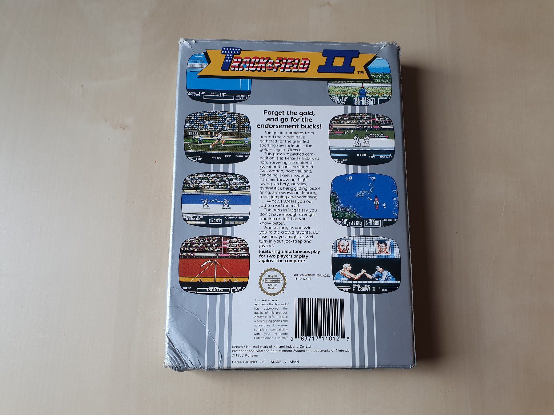 Nintendo Spiele: Track & Field II – Gebraucht aus Stansstad von collectorsshop 1