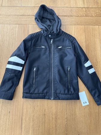 Bikerjacke mit Kapuze Grösse 146
