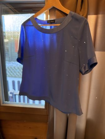Elegante Damen Sommer Bluse, Kurzarm, Grösse 40, Top!