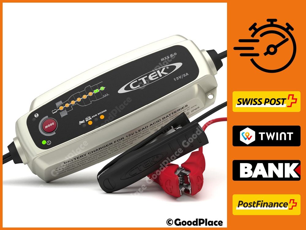 Intelligentes Batterieladegerät 6A - Automatisches Ladegerät Für Auto, Motorrad & Mehr