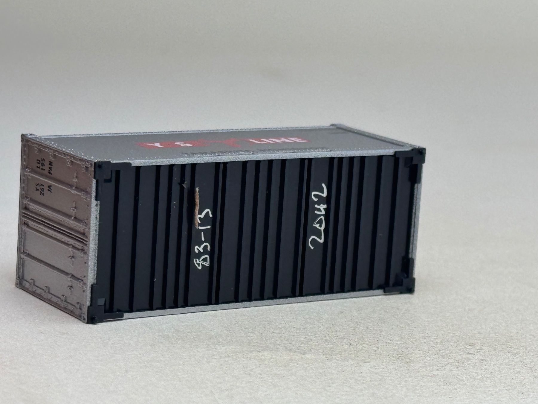 Modellini di ferrovie: EB- 20 Ft. Container YS Line – Usato da Elm venduto da Wikmtz 2