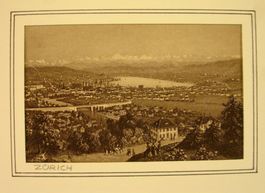 ZÜRICH, AQUATINTA UM 1860