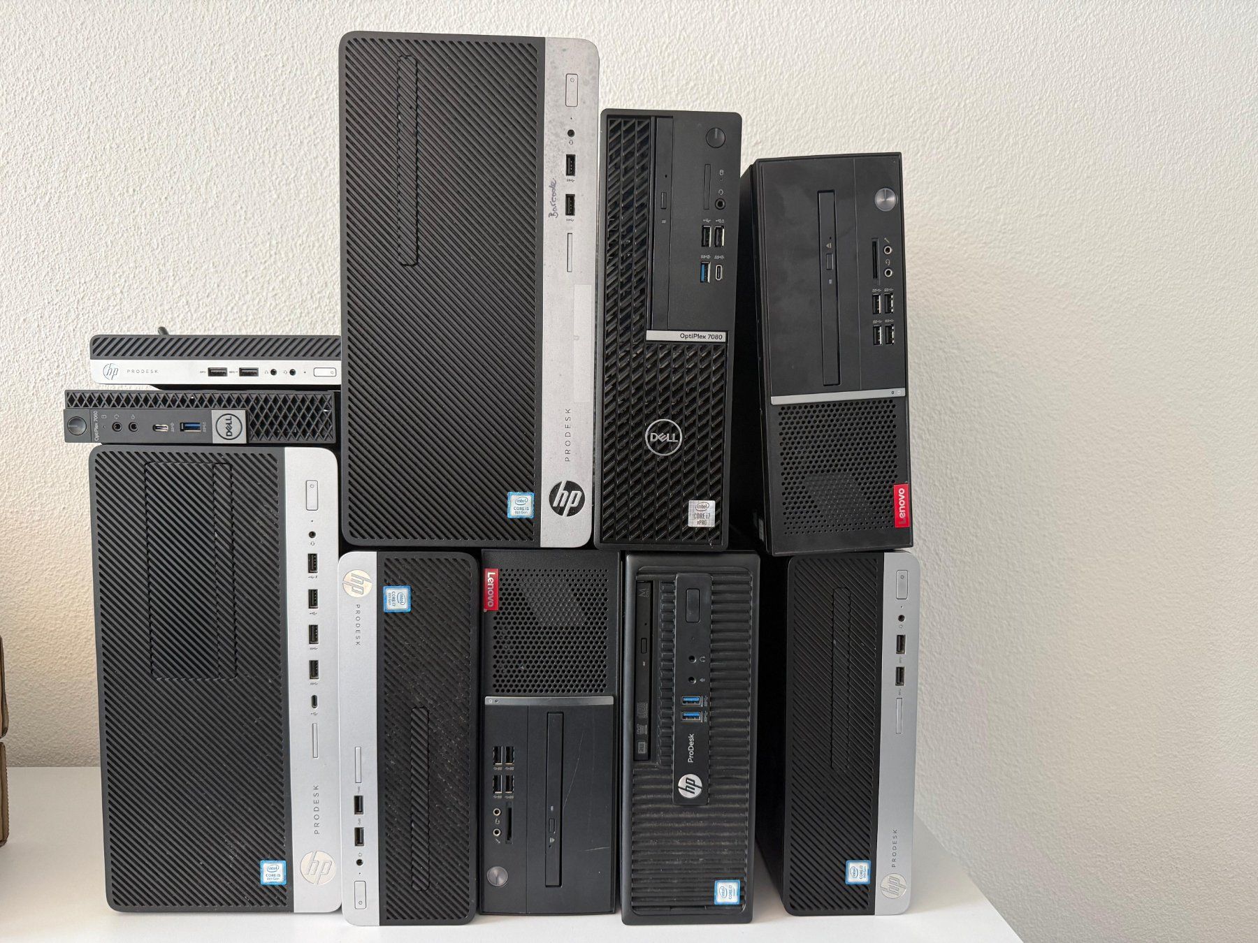 PC: 10 Stück HP, DELL, Lenovo PCs – Usato da Gelfingen venduto da patango