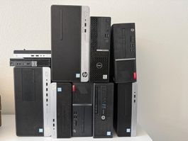 10 Stück HP, DELL, Lenovo PCs