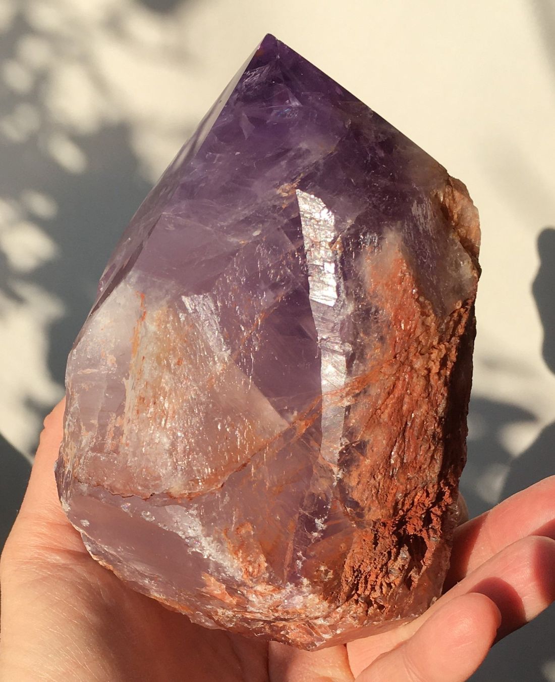 Mineralien & Heilsteine: améthyste grosse pointe en partie polie env. 1600gr – Gebraucht aus Vevey von zabounetta 7