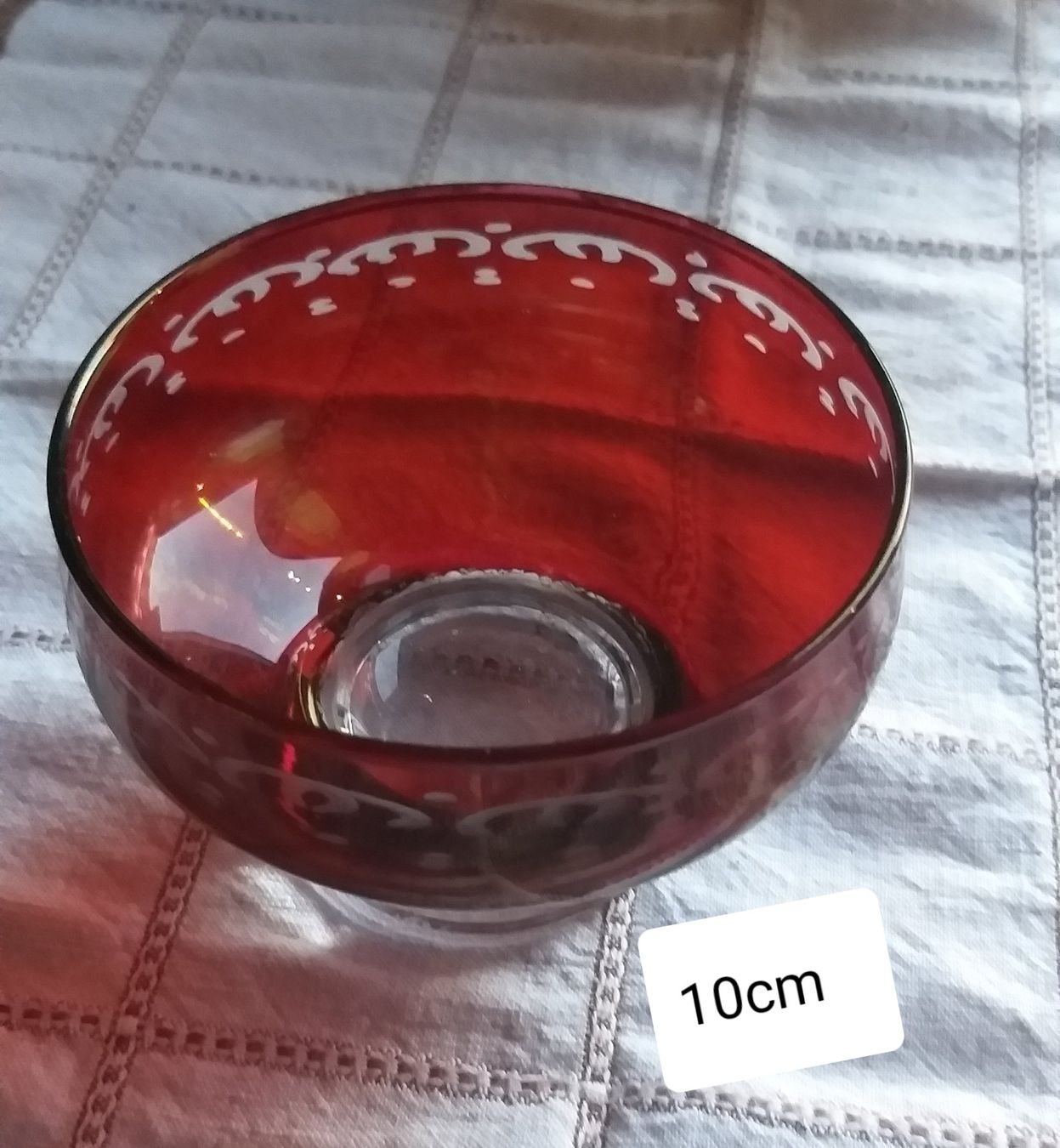 Bicchieri: Rotes Gefäss mit 4 Gläser – Usato da Rodels venduto da sol_pq169 2