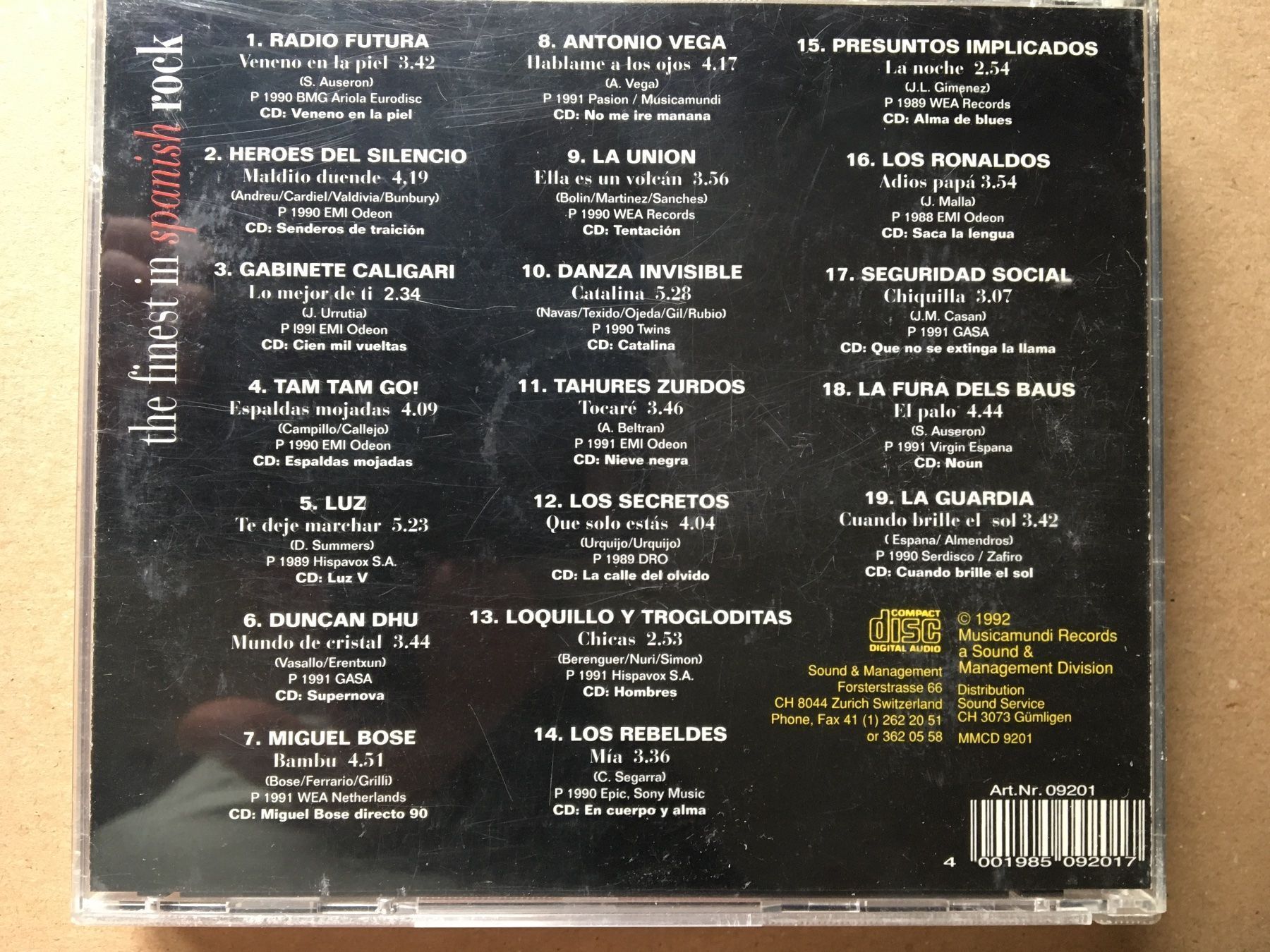 CDs: Spanisch Rock – Gebraucht aus Arth von Vrecam51 1