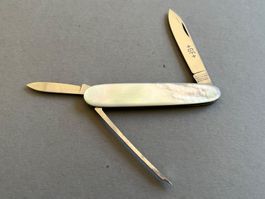 Altes Victorinox/Victoria 75 mm Accountant Perlmutt  - RAR