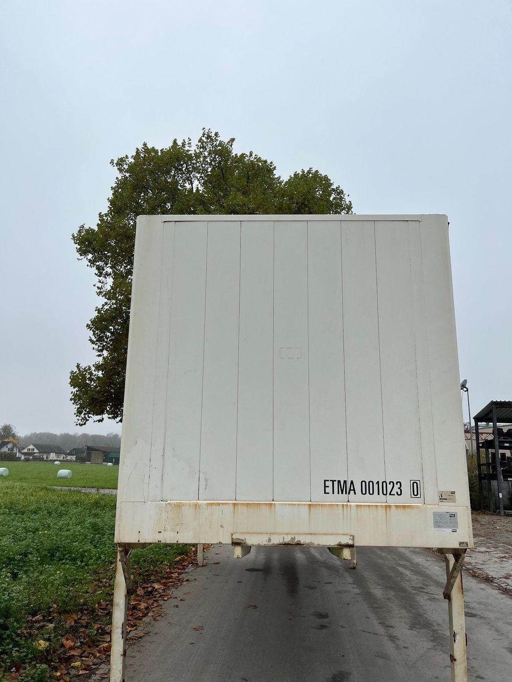 Rimorchi: Schiebeplanen-Wechselbrücke mit Festdach und Bahnabnahme – Usato da Müllheim Dorf venduto da Eschtec 1