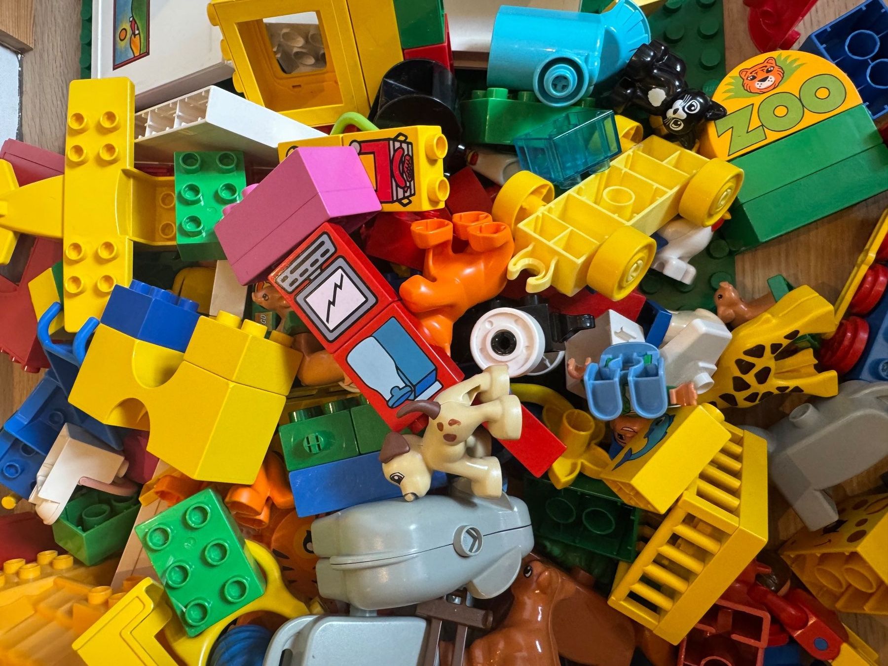 Lego Giocattoli: Diverse Duplo Teile & zwei grossen Platten – Usato da Flawil venduto da hallyi 1