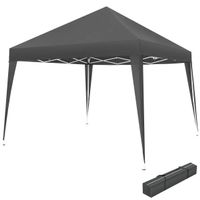 Faltbarer Pavillon 3x3m wasserdicht Partyzelt NORVELLA