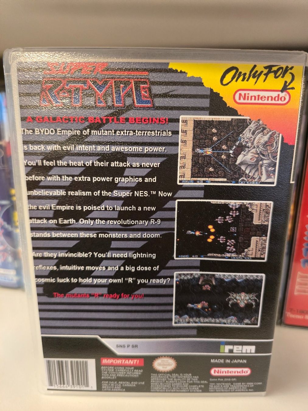 Giochi: Super R-Type - Super Nintendo - JAPAN – Usato da Thonex venduto da psxswiss2000 4