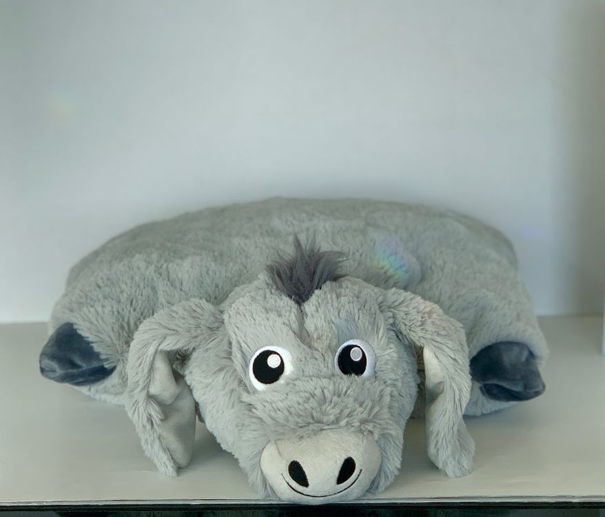 30CM Atmendes Kuscheltier Schlafender Esel Mit Atembewegung Musik