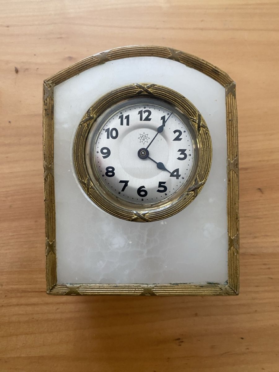 Junghans Orologi: Antike Junghans Jugendstil-Uhr (ca. 1910) – Usato da Winterthur venduto da Crazycorner 6
