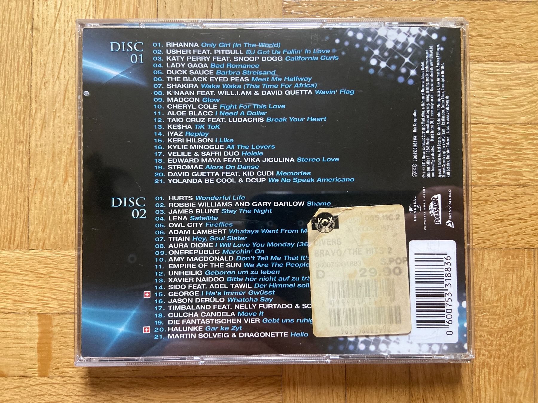 CD: Bravo Hits 2010 – Usato da Wabern venduto da fingersinfactories 1