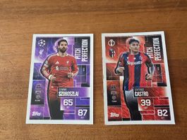 2 Match Attax Karten 