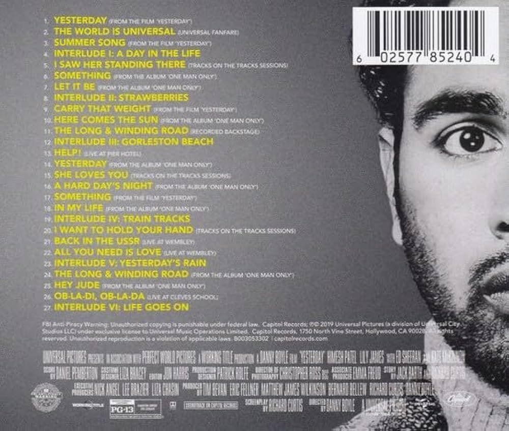 CDs: Yesterday (2019) – Neu und originalverpackt aus Sils im Domleschg von Mattangs 1