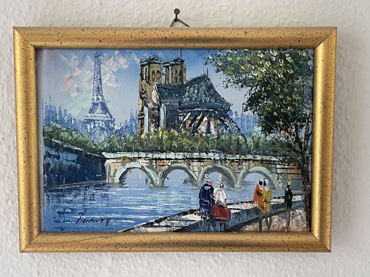 Dipinti: Öl-Bilder Paris 2 Stk – Usato da Arlesheim venduto da ren_5d2b 3