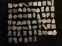 Basler Fasnachsplaketten Silber Sammlung 1960-2026