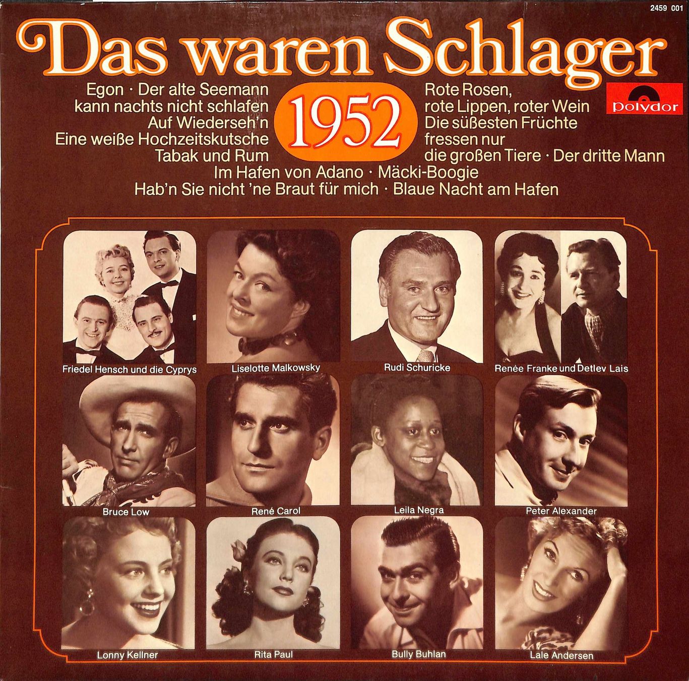 Dischi in vinile: LP: Das waren Schlager - 1952 – Usato da Trimmis venduto da Dres2
