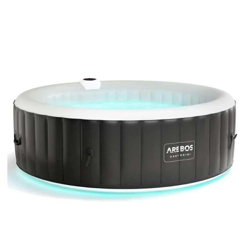 Whirlpool: Spa Pool Santorini rund mit LED 2400W – Nuovo (secondo la descrizione) da Nebikon venduto da warendiscount