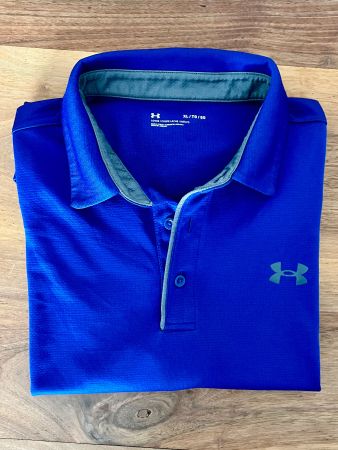 Under Armour Performance Polo Blau XL Golf Sport