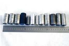 12x Vintage Abschirmbleche für Audio - Röhren