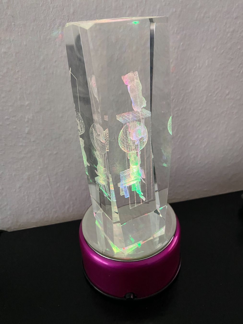 Lampade: Lampe / Bloc Deco Laser avec Lumière – Nuovo (secondo la descrizione) da Grand-Lancy venduto da Dany1973
