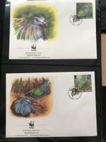 Salomon Inseln 1993 WWF Satz Kragentaube ill. Ersttagsbriefe