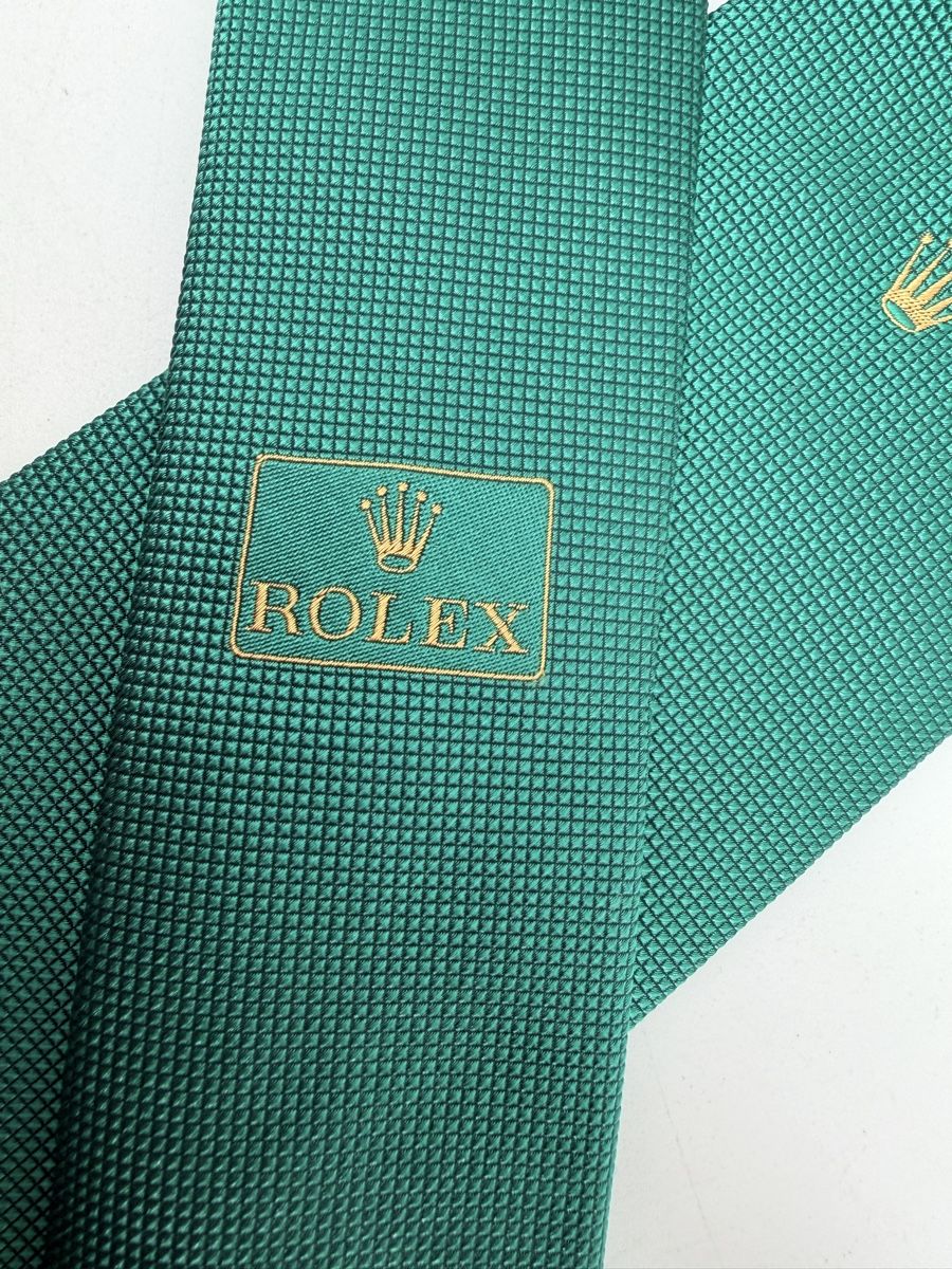 Rolex Cravatte: Cravate Rolex verte vintage – Usato da Vessy venduto da _Callidus_ 7