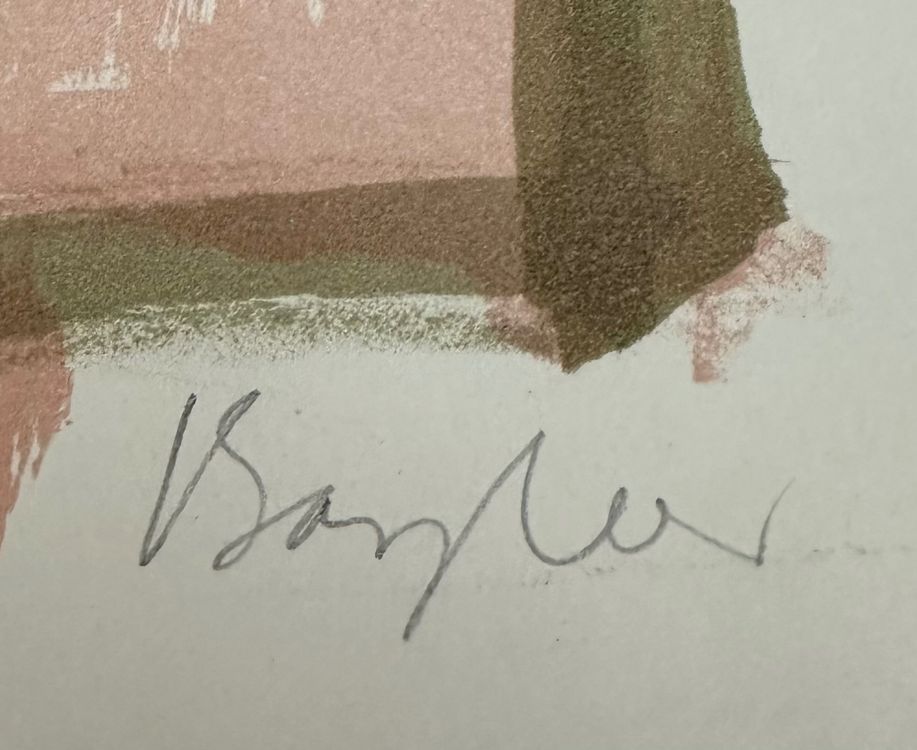 Eduard Bargheer (1901-1979) Lithographie Handsigniert 2