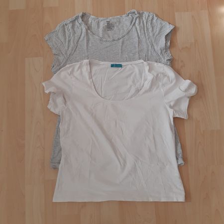 Damen T-Shirts, Gr. L (42), Marke: RIANI+GAP, 2STK.